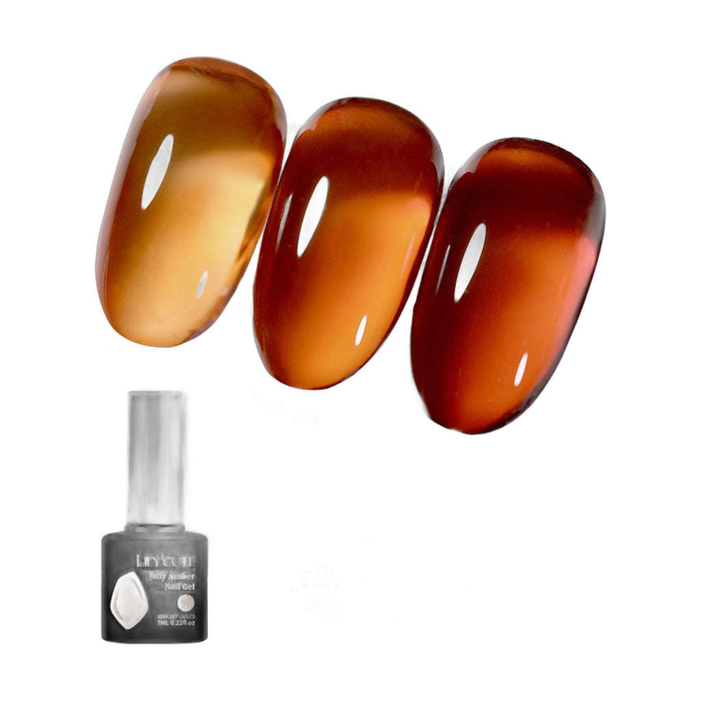 LILYCUTE Amber Jelly Gel Polish – 19 Shades