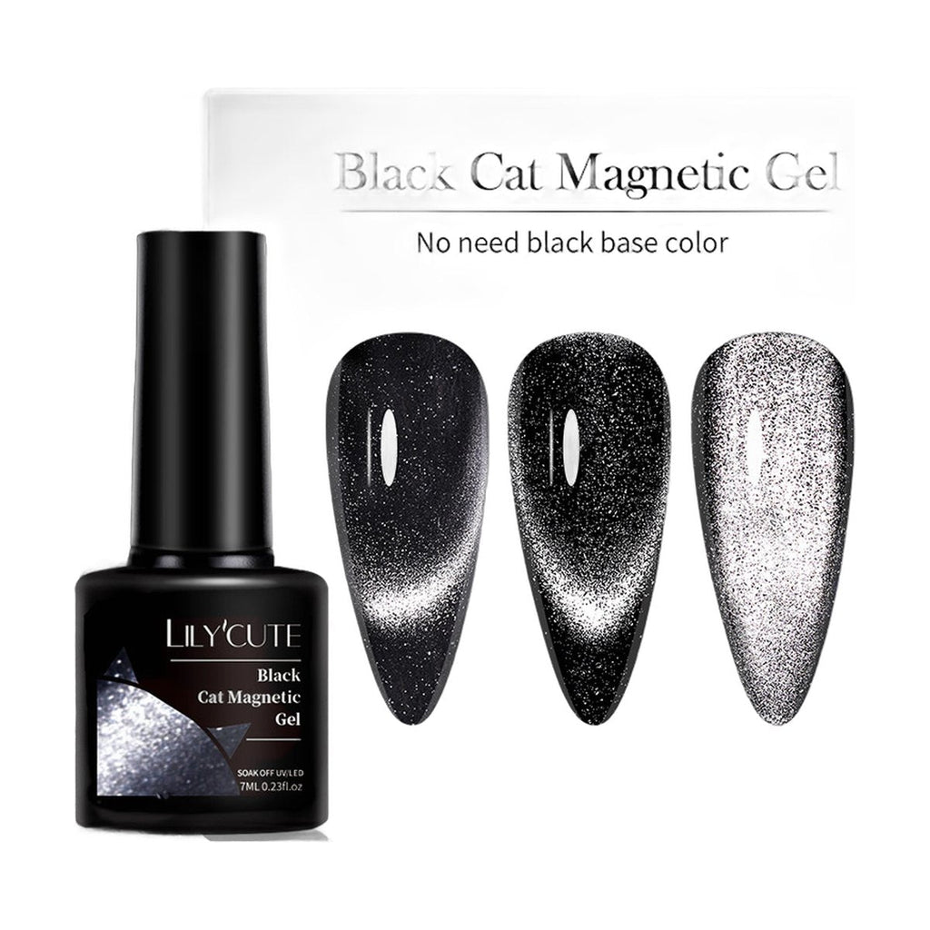 LILYCUTE Crystal Cat Eye Gel Polish