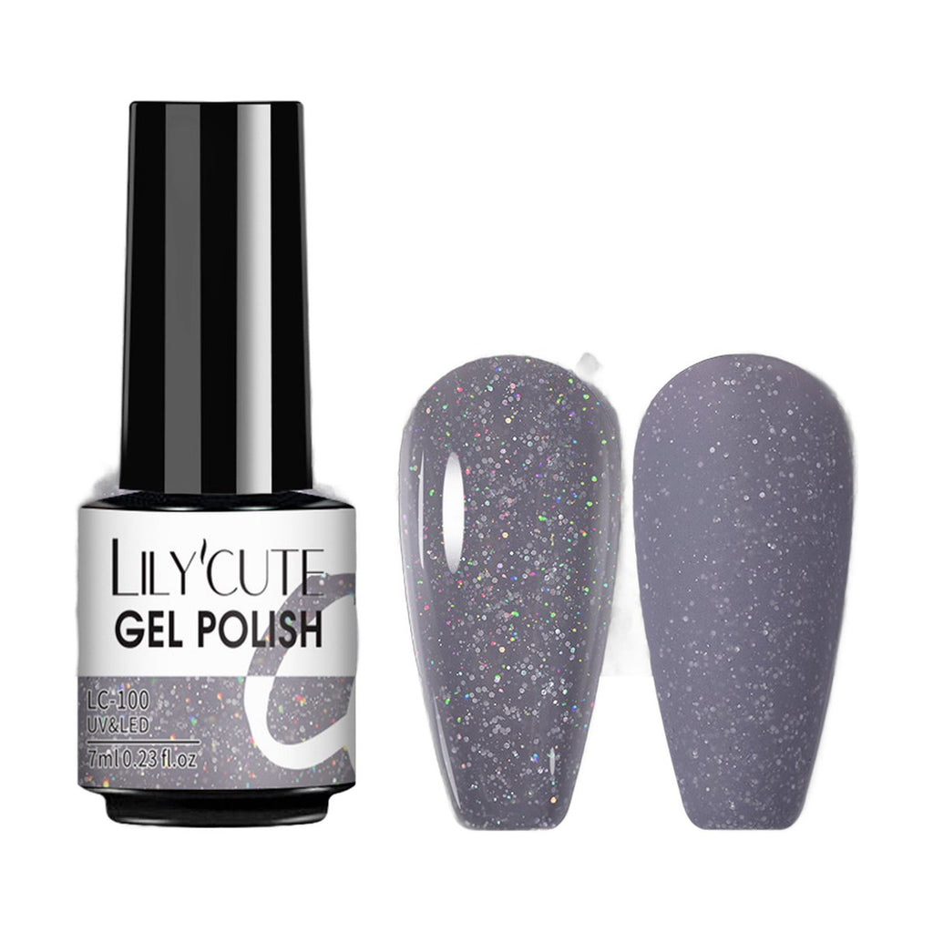 LILYCUTE Glitter Gel Polish – 4 Shades