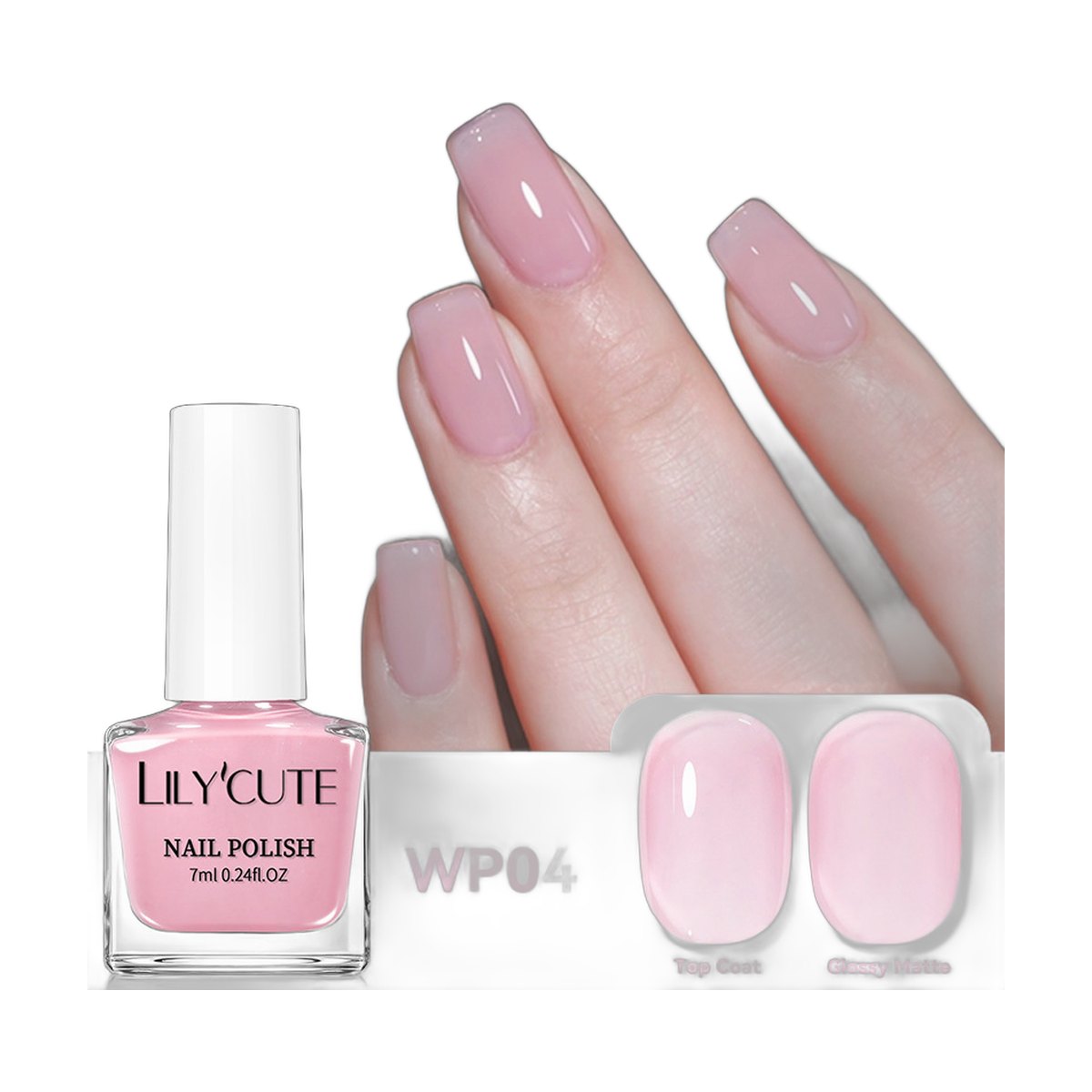 LILYCUTE Glitter Nail Polish – 24 Shades