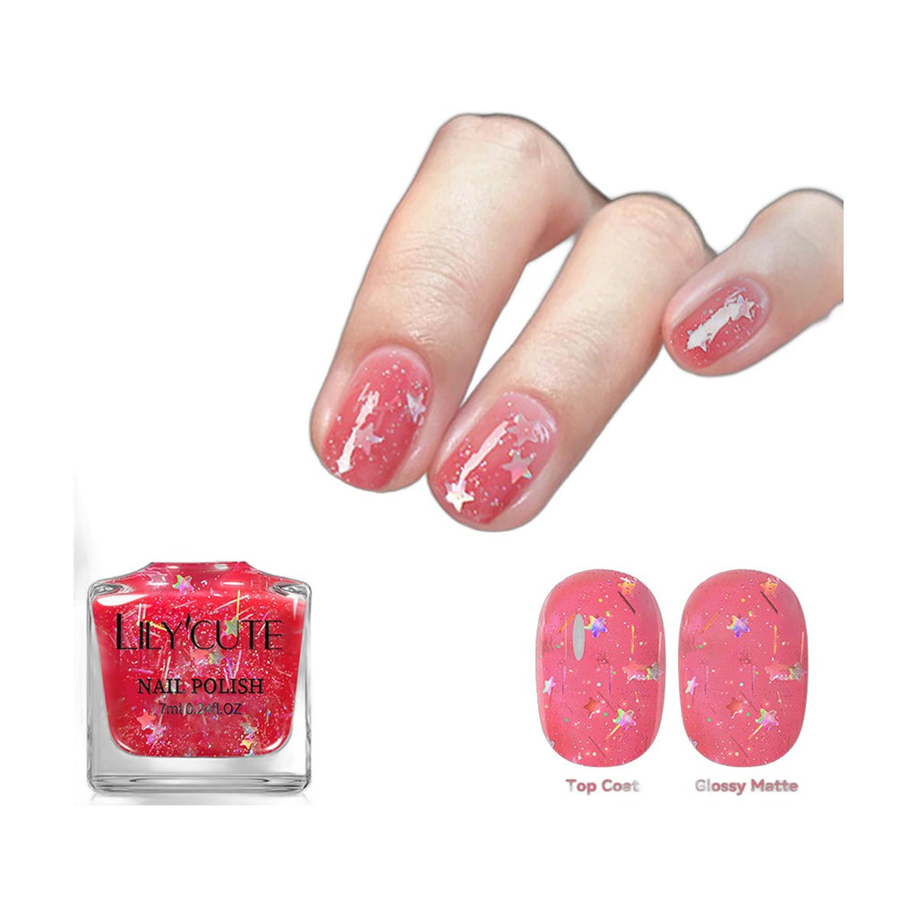LILYCUTE Glitter Nail Polish – 24 Shades