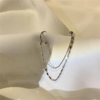 Long Chain Minimalist Ear Cuff