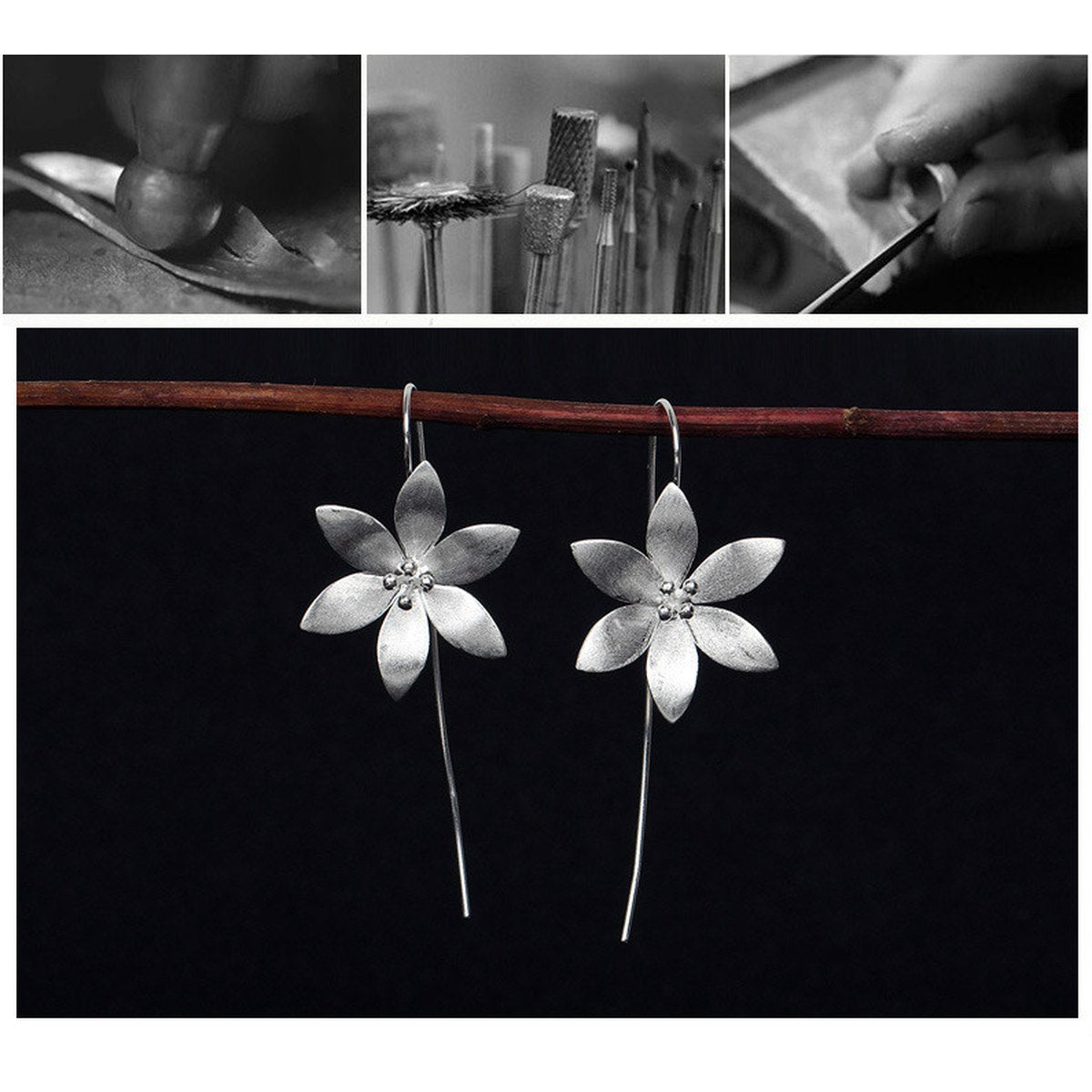 Lotus Earrings