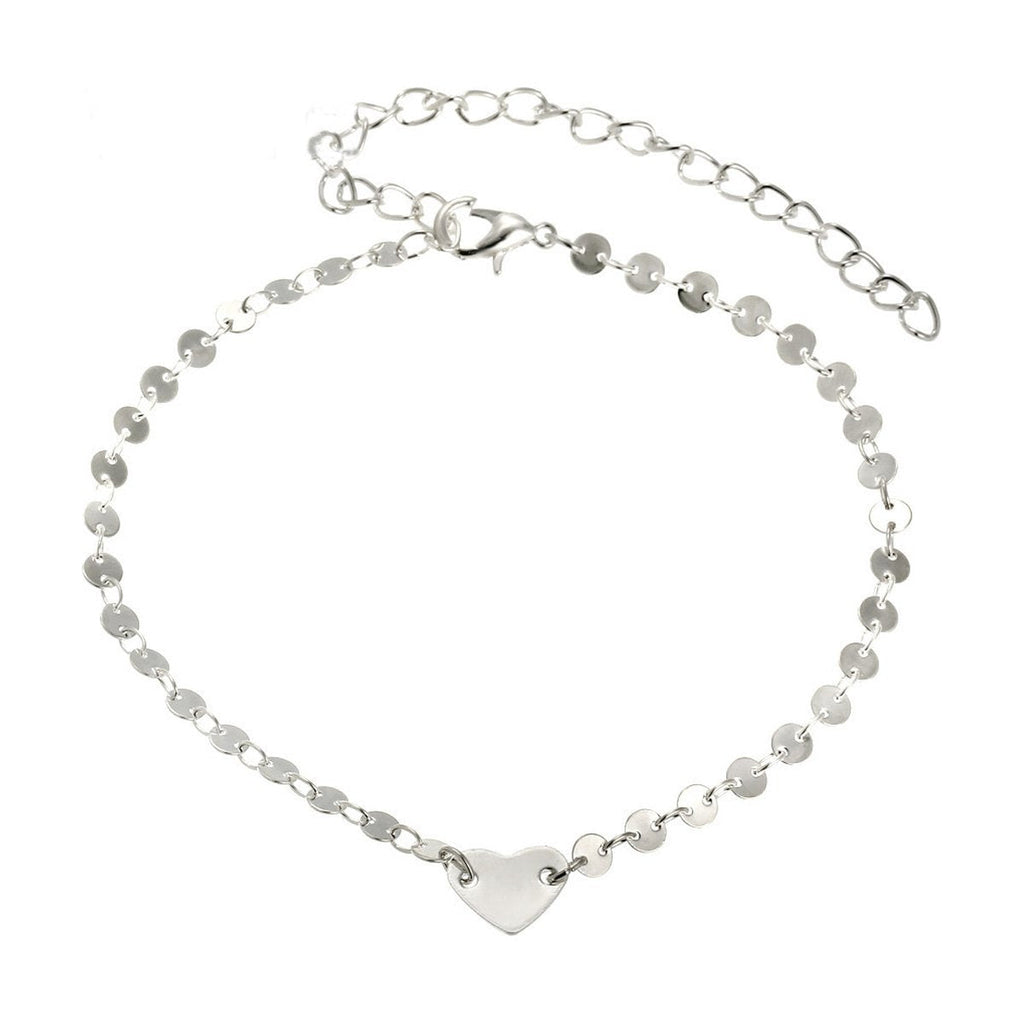 Love Coin Anklet Copper Chain Foot