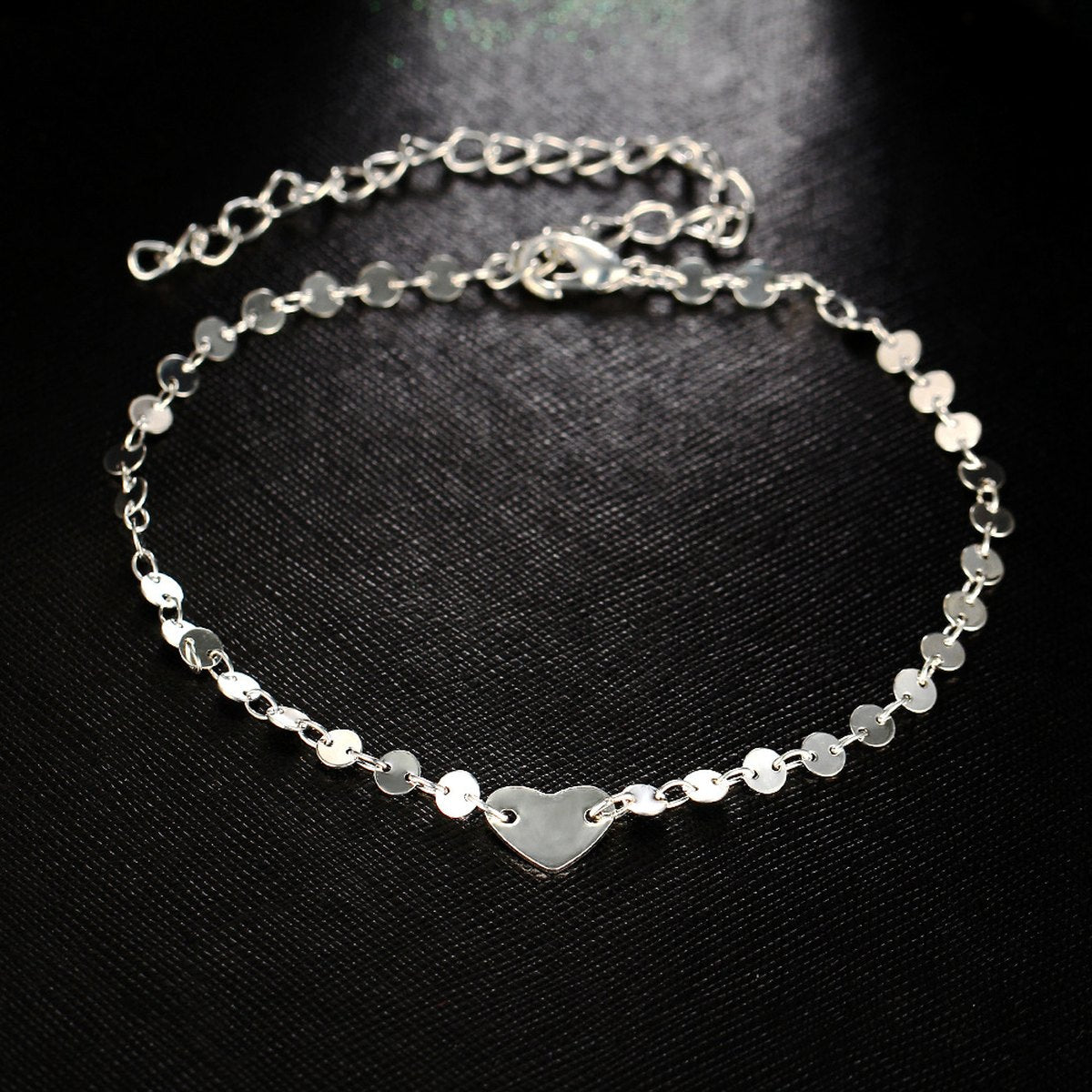 Love Coin Anklet Copper Chain Foot