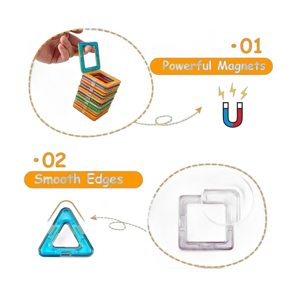 Magnetic Building Tiles (80 pcs)