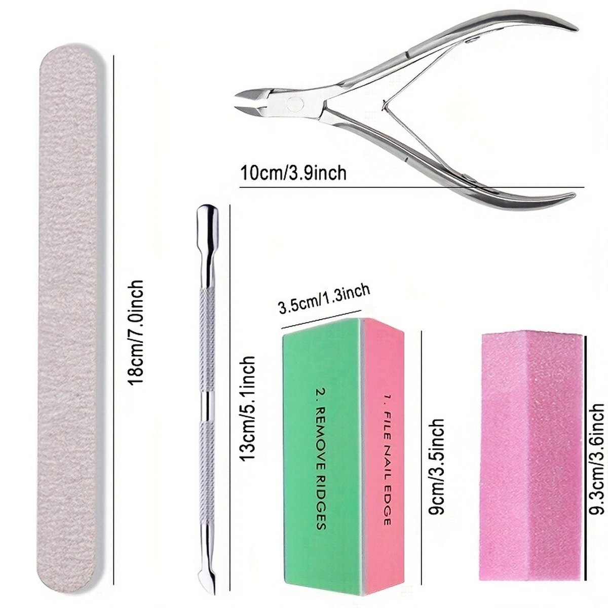 Manicure Set Nail Polishing Cuticle Nipper Tools