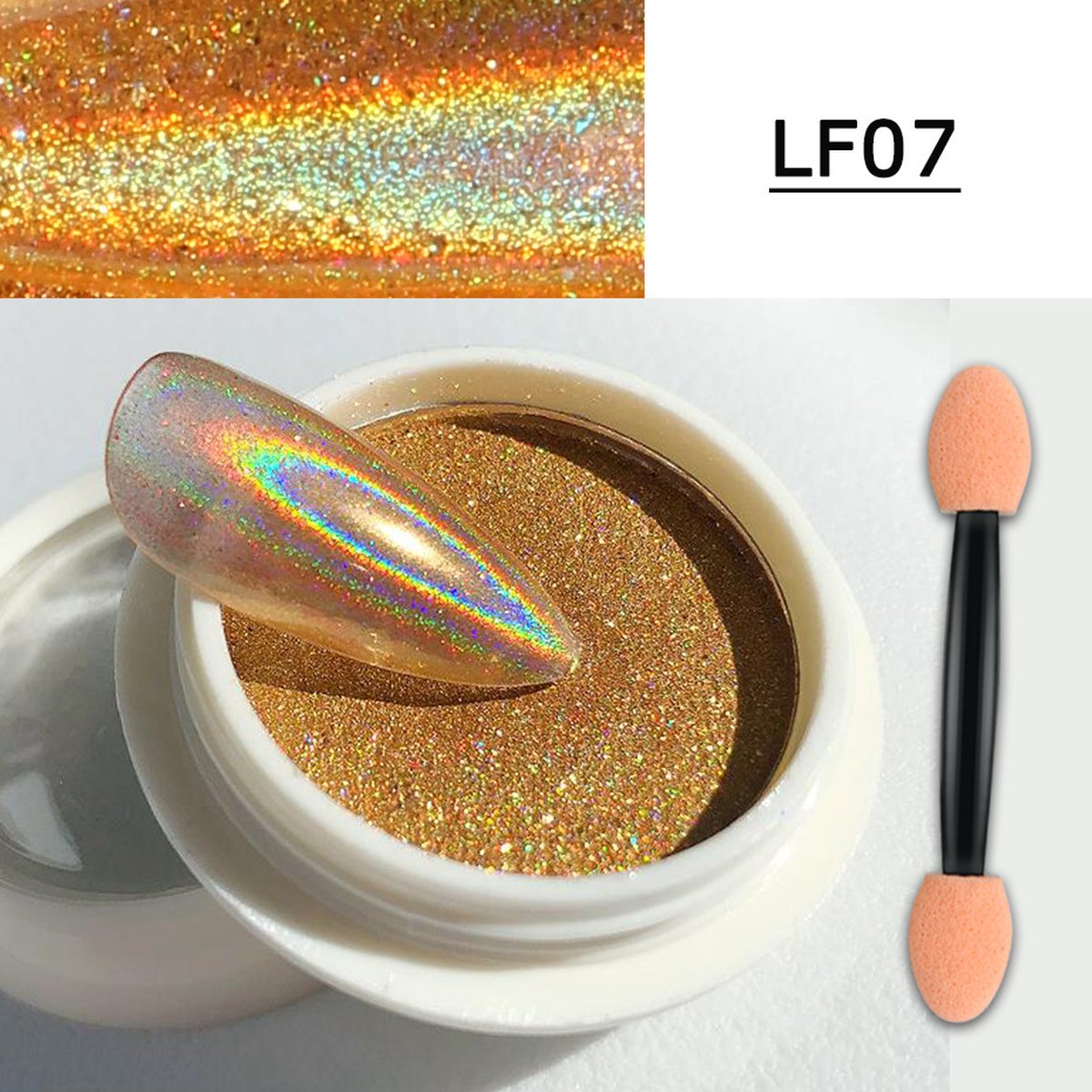 Manicure Solid Magic Mirror Powder Aurora Aperture