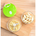 Manual Chopper Hand Rope Garlic Press Stainless