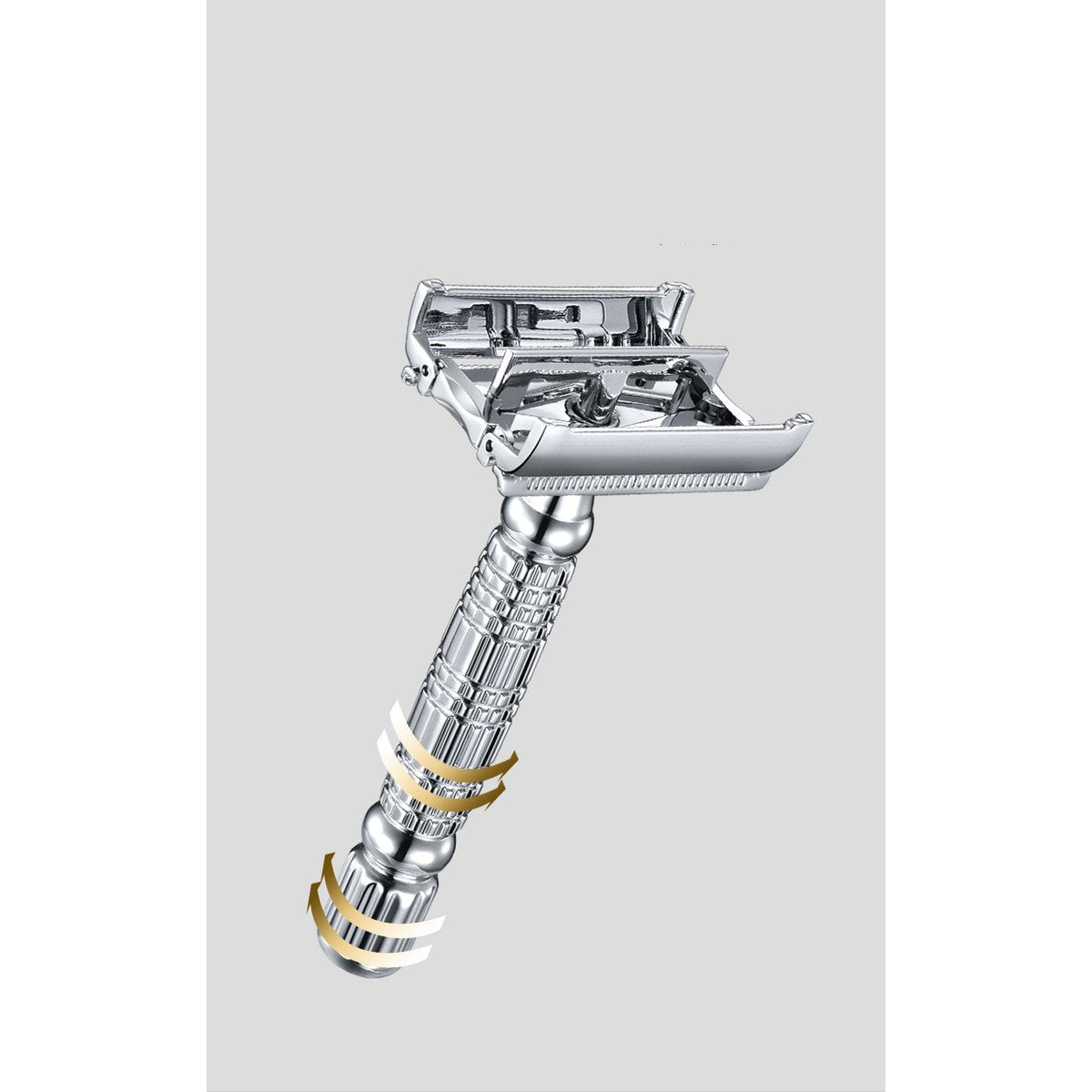 Manual Razor Old-fashioned Beard Shaver Holder Double-sided