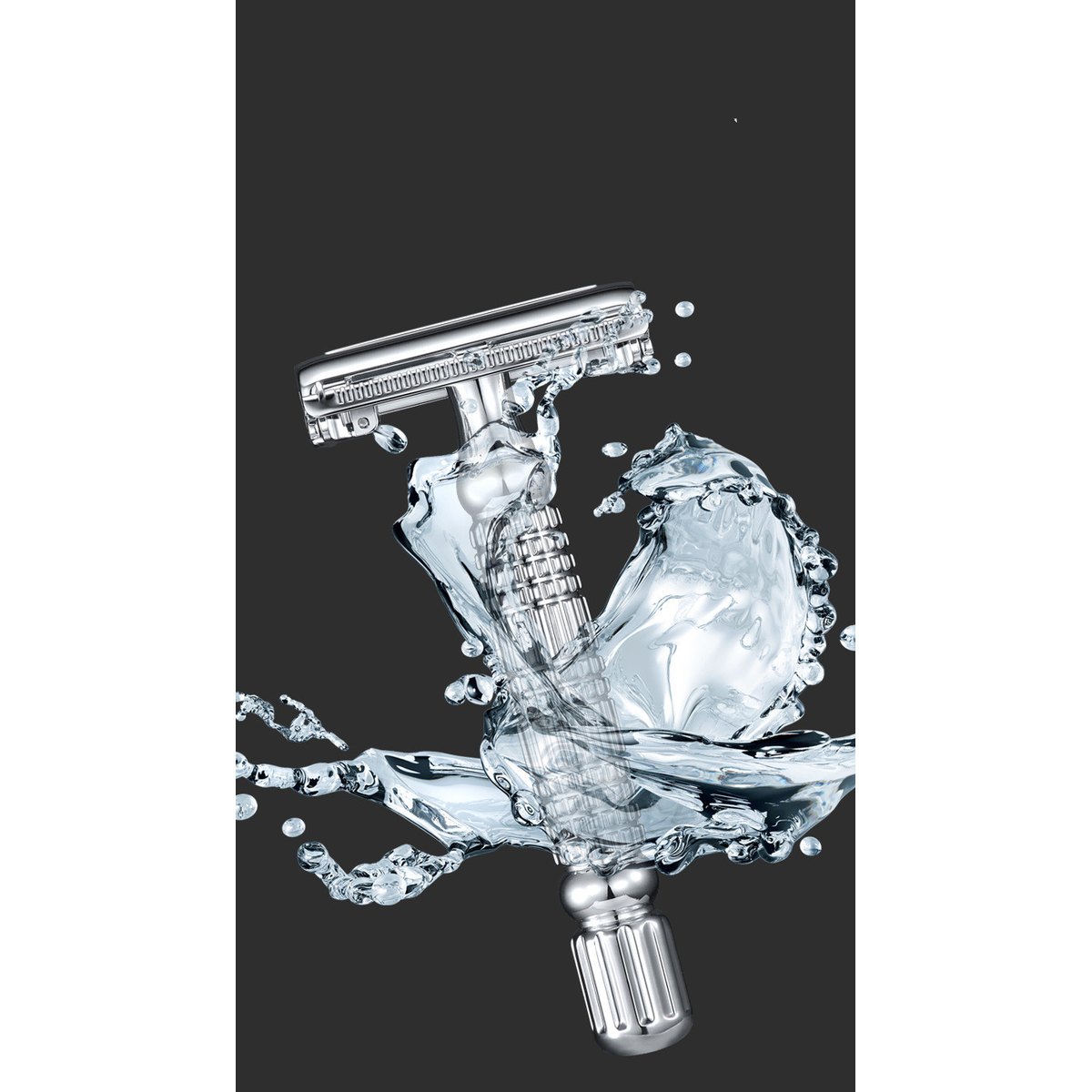 Manual Razor Old-fashioned Beard Shaver Holder Double-sided