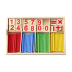 Math Manipulatives Wooden Counting Sticks Intelligence Montessori