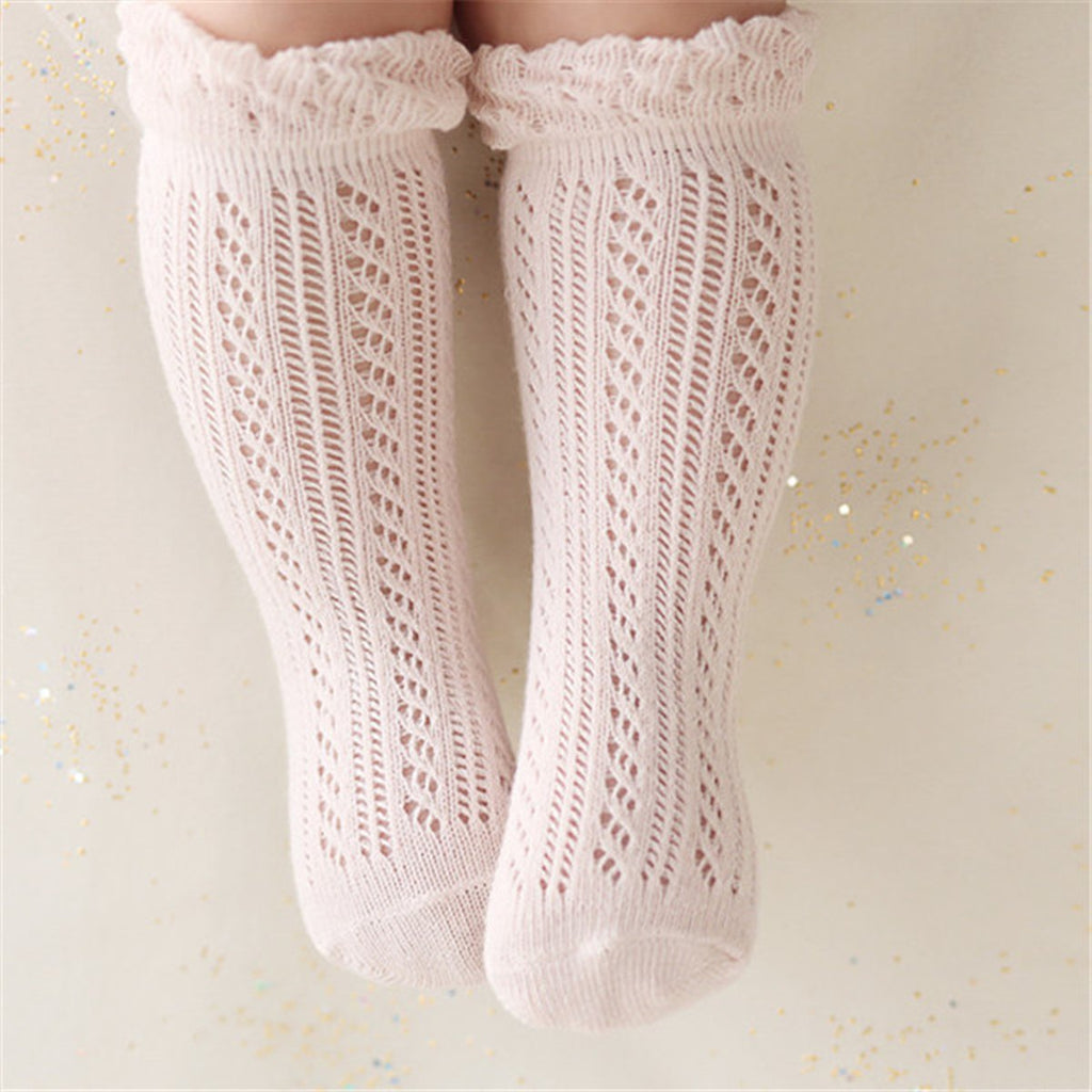 Medium Small Children's Tube Socks Baby Mesh