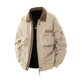 Men's American Baseball Collar Coat