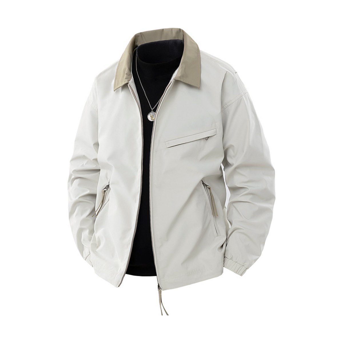 Men's American Baseball Collar Coat