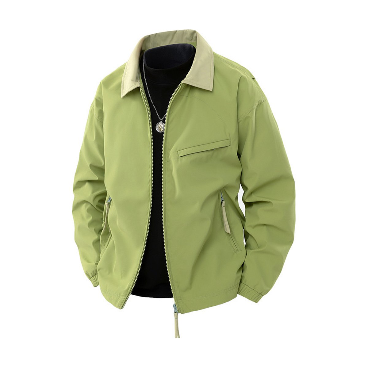 Men's American Baseball Collar Coat