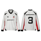 Men's American Retro Stitching Long Sleeve T-shirt