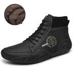 Men's Ankle Boots High Top Quality Flats Shoes