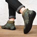Men's Ankle Boots High Top Quality Flats Shoes