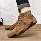 Men's Ankle Boots High Top Quality Flats Shoes