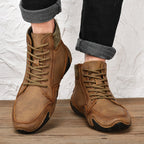 Men's Ankle Boots High Top Quality Flats Shoes