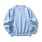 Men's Basic Japanese- Retro Streetwear Sweater Brushed Knit