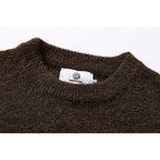 Men's Basic Japanese- Retro Streetwear Sweater Brushed Knit