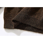 Men's Basic Japanese- Retro Streetwear Sweater Brushed Knit