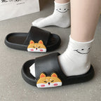Men's Bathroom Antiskid Cartoon Wearing Sandals Slippers