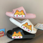 Men's Bathroom Antiskid Cartoon Wearing Sandals Slippers