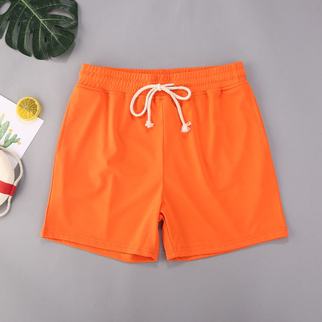 Men's Beach Swimming Shorts Solid Color