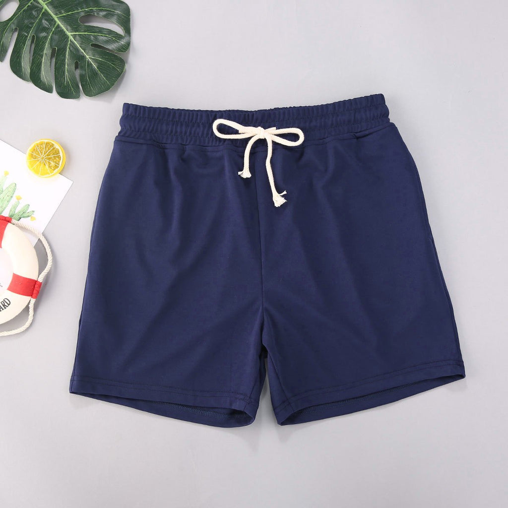 Men's Beach Swimming Shorts Solid Color