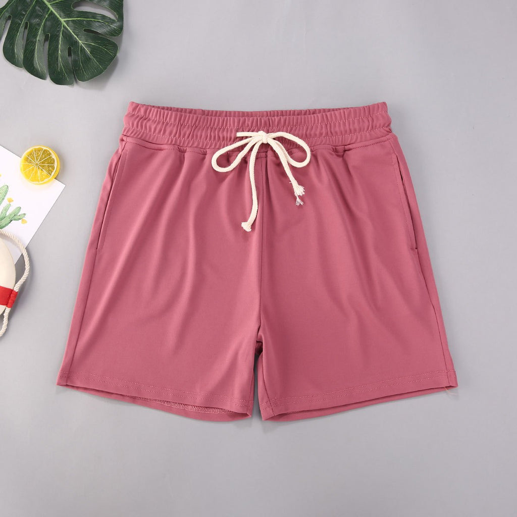 Men's Beach Swimming Shorts Solid Color