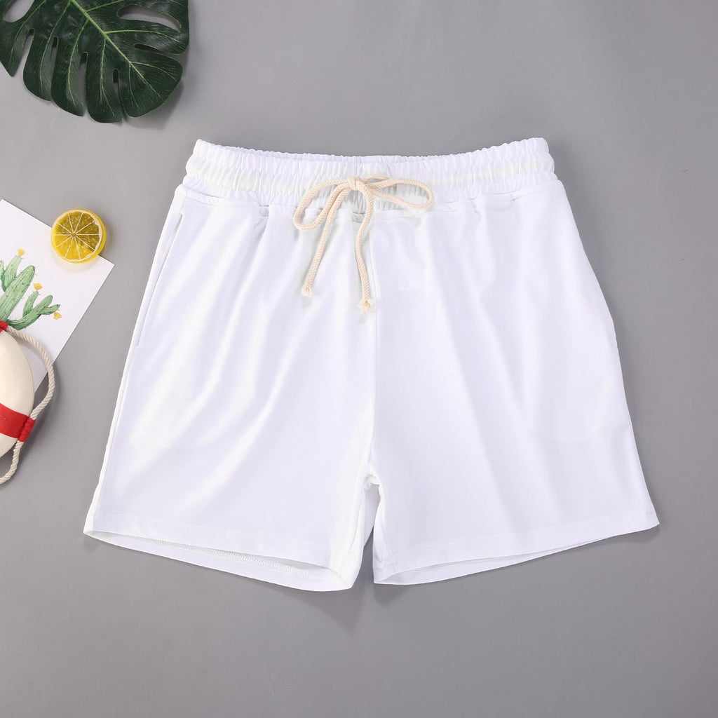 Men's Beach Swimming Shorts Solid Color
