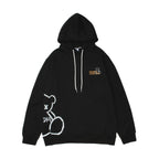 Men's Bear Print Hooded Sweatshirt