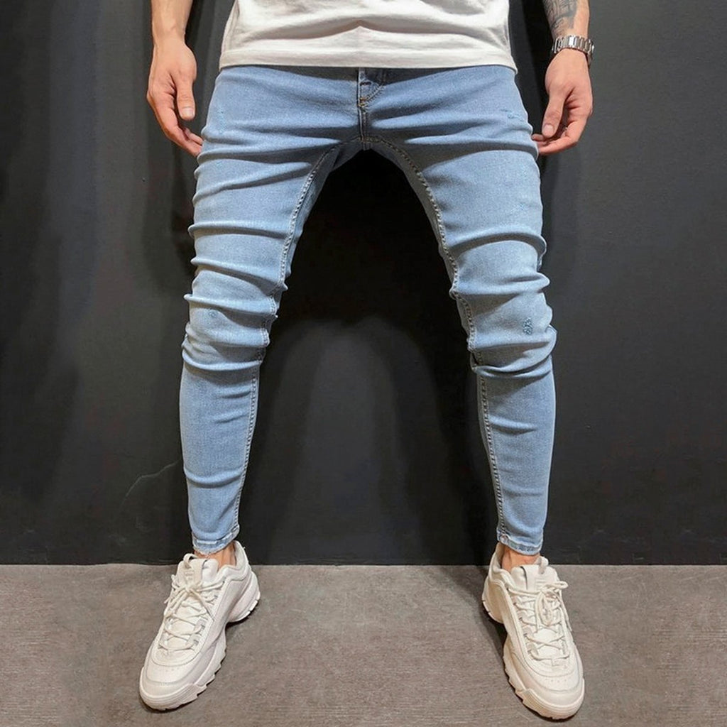 Men's Blue Denim Trousers