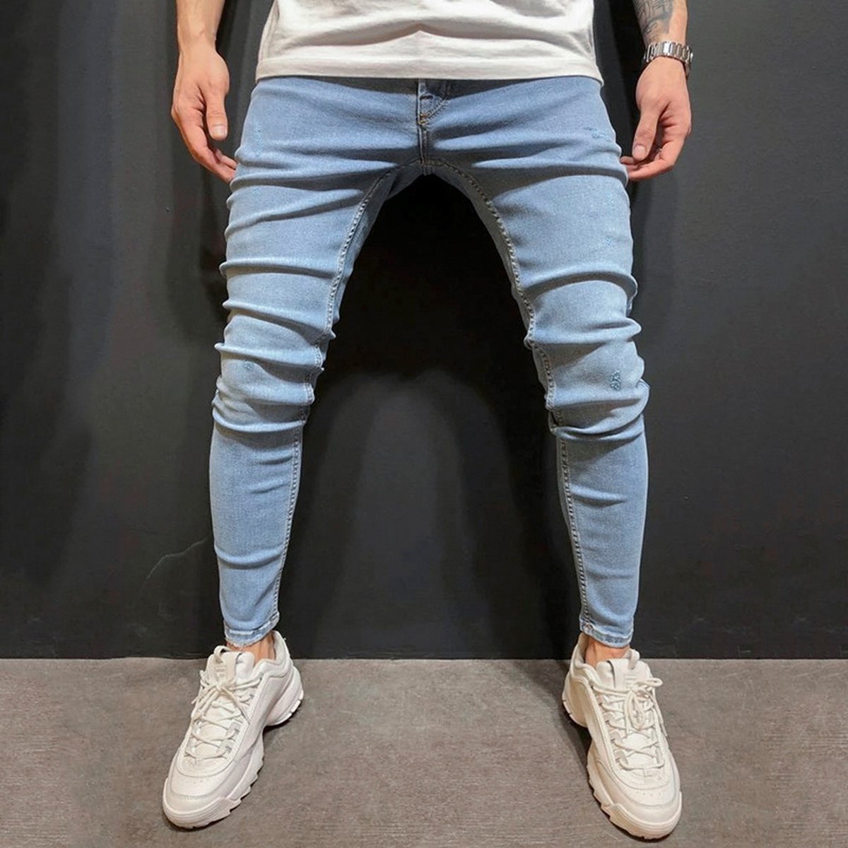 Men's Blue Denim Trousers