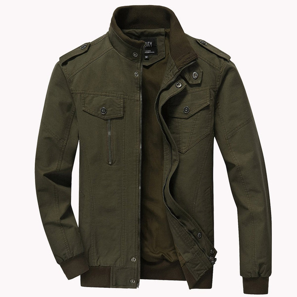 Men's Brand Jacket Army Military Pilot Bomber Tactical