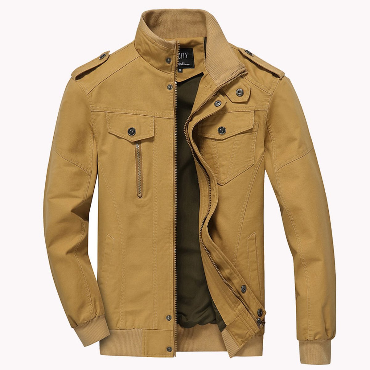 Men's Brand Jacket Army Military Pilot Bomber Tactical