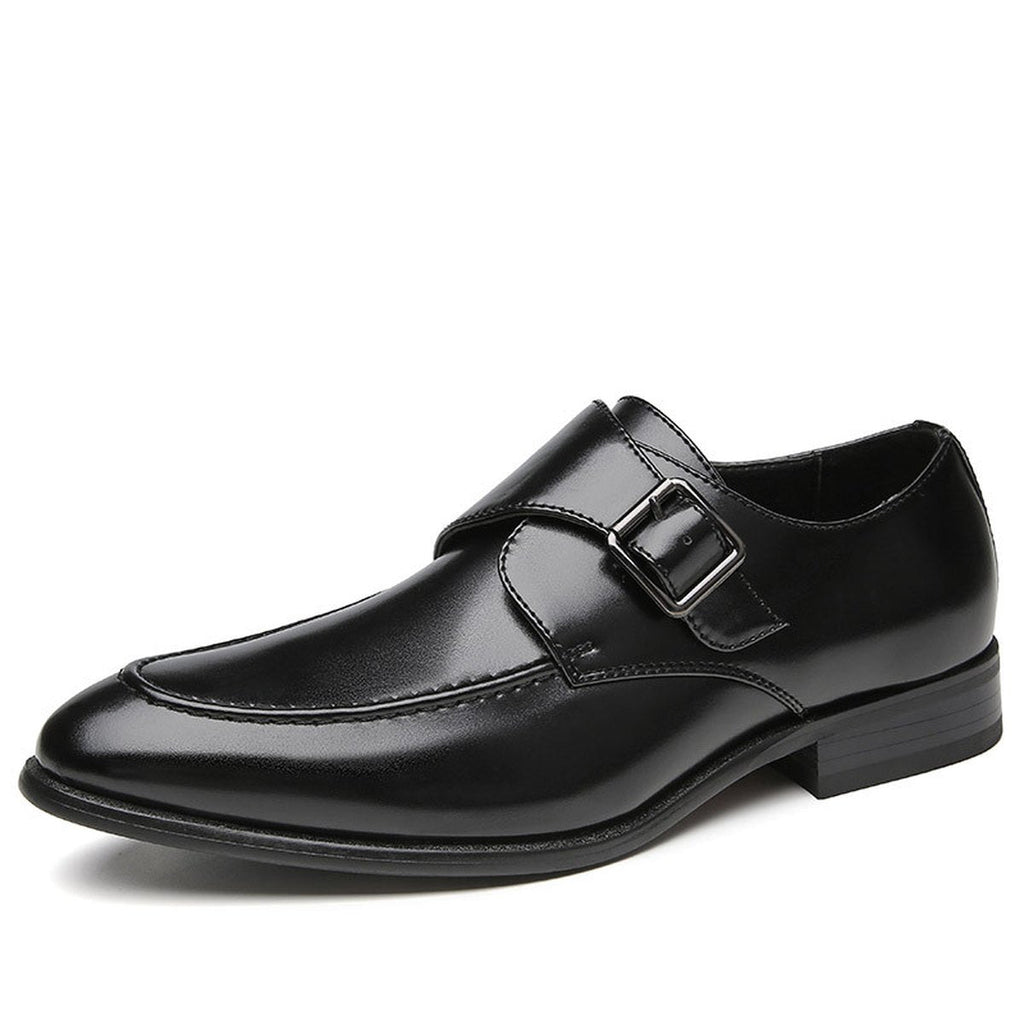 Men's British Buckle Business Leather Shoes