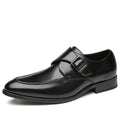 Men's British Buckle Business Leather Shoes