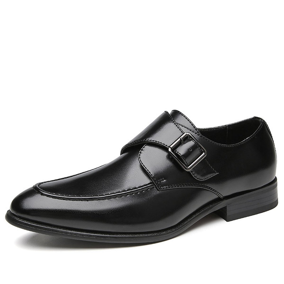 Men's British Buckle Business Leather Shoes