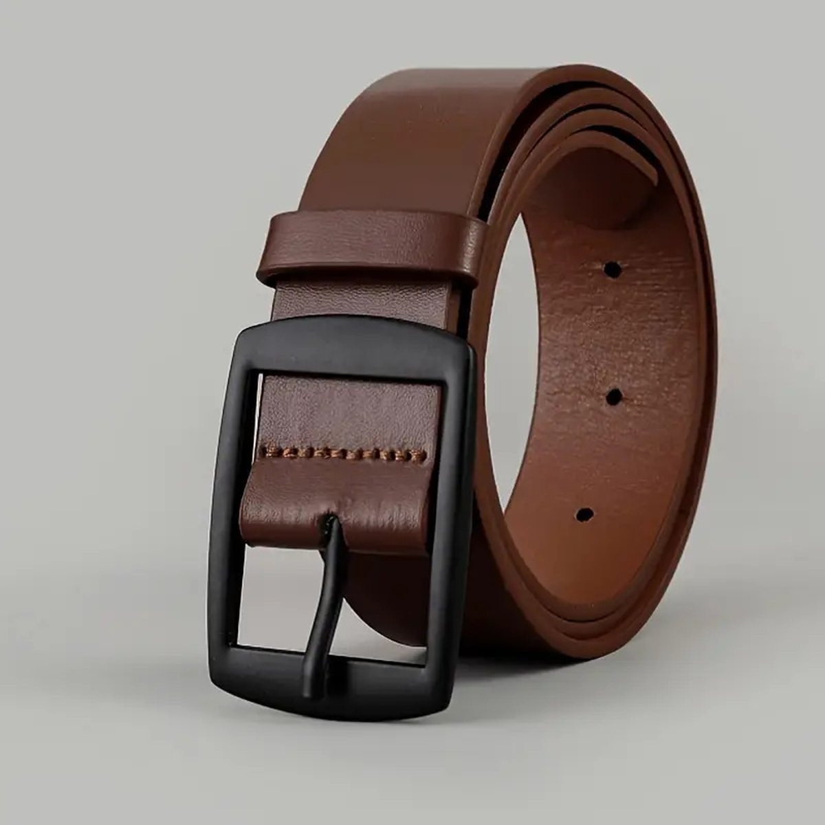Men's Business Casual Trousers Jeans Belt