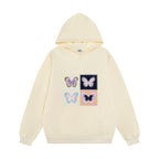 Men's Butterfly Patch Embroidered Hoodie