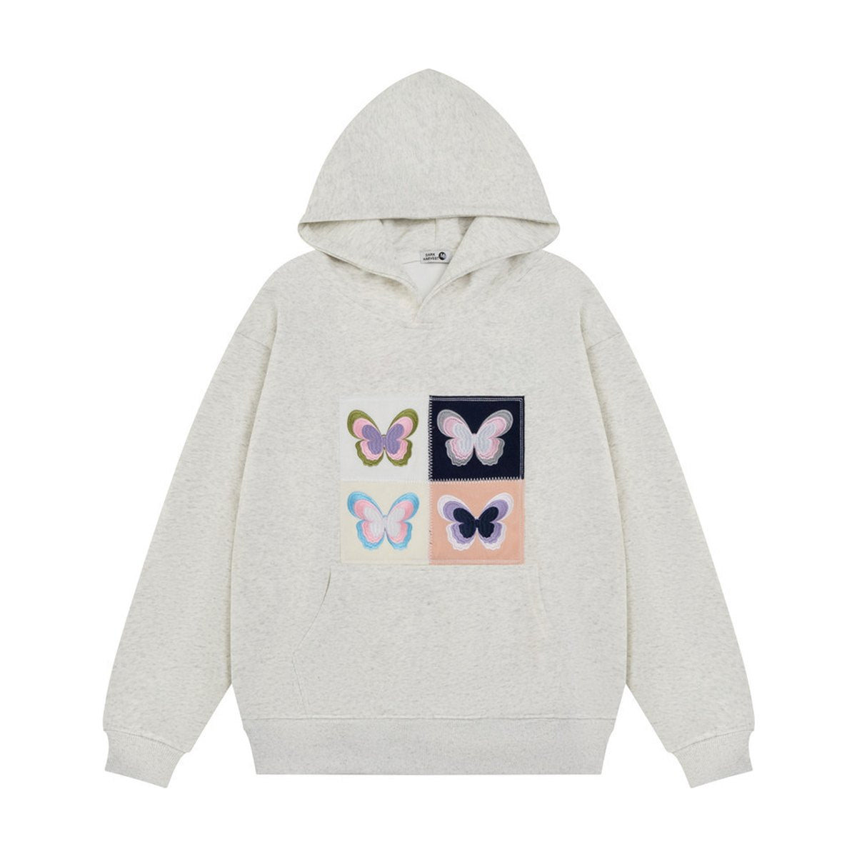 Men's Butterfly Patch Embroidered Hoodie