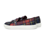 Men's Canvas Plaid Classic Loafers