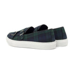 Men's Canvas Plaid Classic Loafers