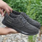 Men's Canvas Shoes Washed Denim Board