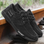 Men's Canvas Shoes Washed Denim Board