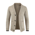 Men's Cardigan Sweater Button Long Sleeve
